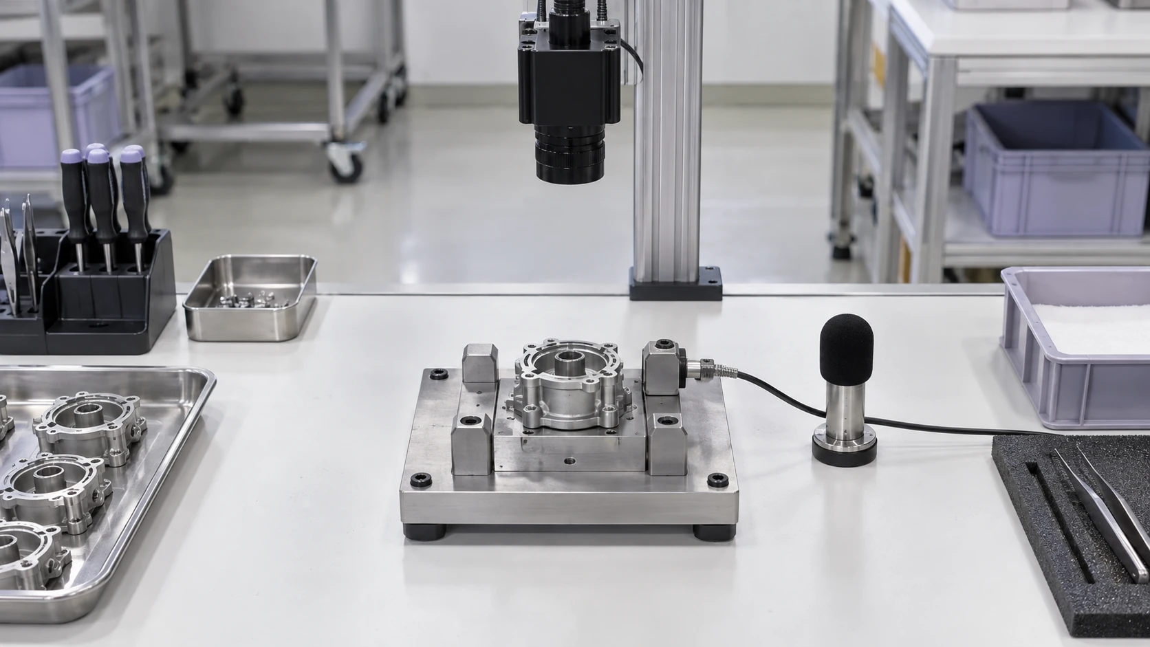 A production workstation and tools